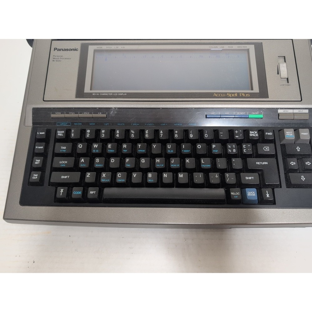 Panasonic KX-W1000 Personal Word Processor TypeWriter 1989 - Picture 4 of 6